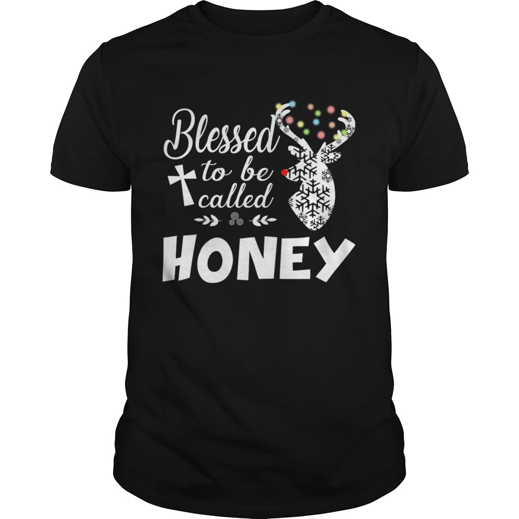 Merry Christmas Blessed To Be Called Honey TShirt Merry Christmas Blessed To Be Called Honey TShirt