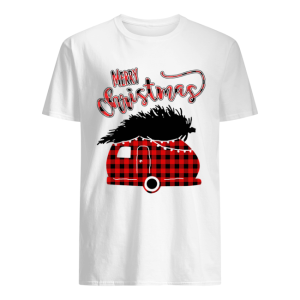 Merry Christmas Camping Car With Christmas Tree Tshirt