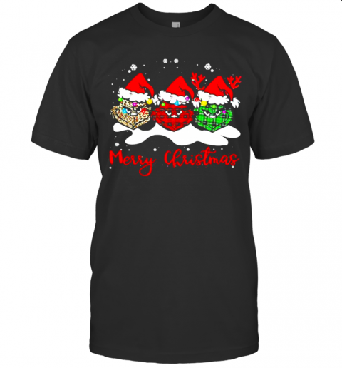 Merry Christmas Grinch Leopard Wear Hat Santa T-Shirt Merry Christmas Grinch Leopard Wear Hat Santa T-Shirt