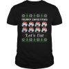 Merry Christmas Lets Cats Hat shirt