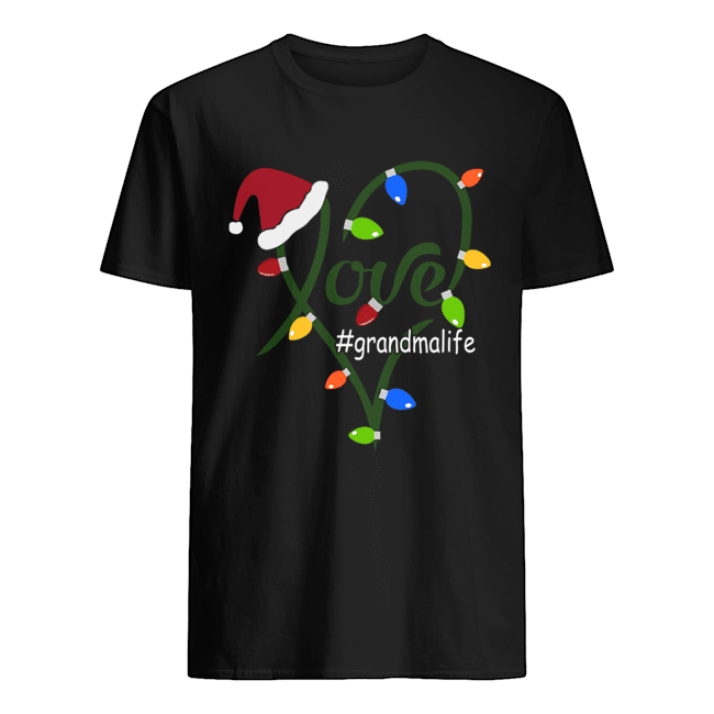 Merry Christmas Love grandmalife Grandma Life T-Shirt Merry Christmas Love grandmalife Grandma Life T-Shirt
