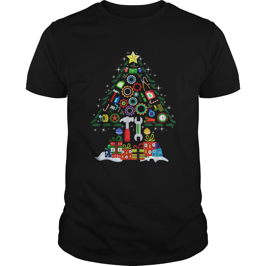 Merry Christmas Mechanic Christmas Tree shirt Merry Christmas Mechanic Christmas Tree shirt