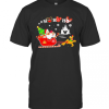 Merry Christmas Mickey Mouse Ho Ho Ho T-Shirt