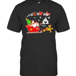 Merry Christmas Mickey Mouse Ho Ho Ho T-Shirt