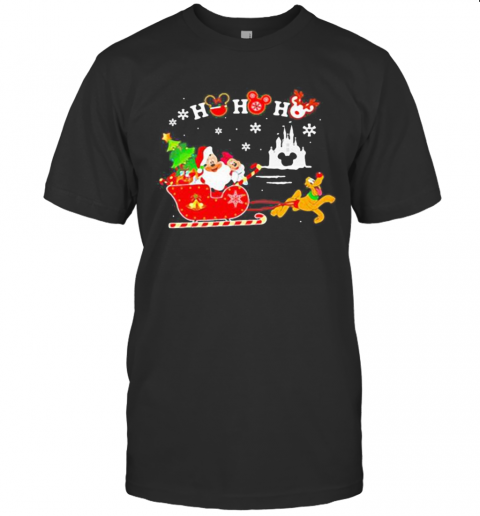 Merry Christmas Mickey Mouse Ho Ho Ho T-Shirt Merry Christmas Mickey Mouse Ho Ho Ho T-Shirt