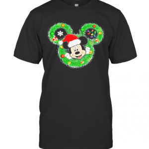 Merry Christmas Mickey Mouse Santa T-Shirt