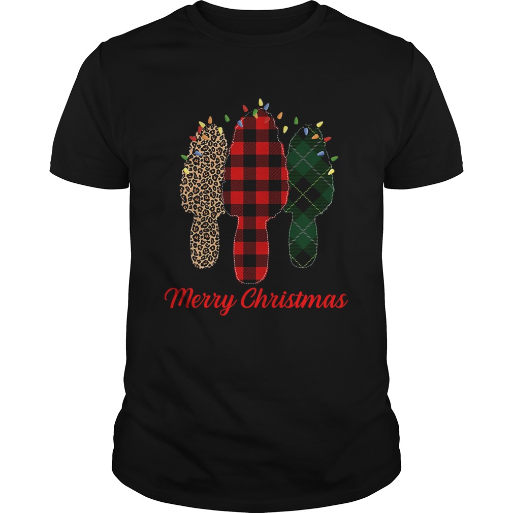 Merry Christmas Morel Buffalo Plaid Gift For Mushroom Hunting shirt Merry Christmas Morel Buffalo Plaid Gift For Mushroom Hunting shirt