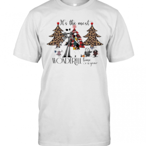 Merry Christmas Nightmare It’S The Most Wonderful Time Of The Year Leopard T-Shirt