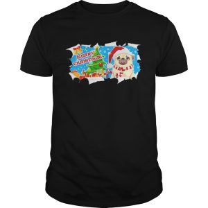 Merry Christmas Pug shirt
