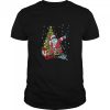 Merry Christmas Santa Dabbing Wearing Mask shirt