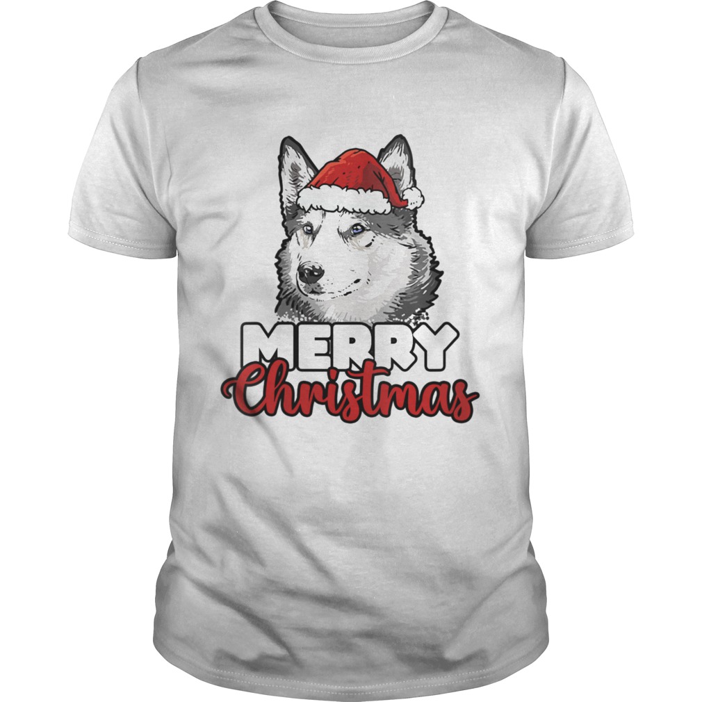 Merry Christmas Siberian Husky Dog shirt Merry Christmas Siberian Husky Dog shirt
