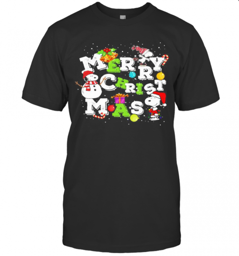 Merry Christmas Snoopy Santa T-Shirt Merry Christmas Snoopy Santa T-Shirt