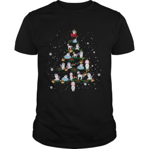 Merry Christmas Unicorn Tree Xmas Funny Unicorn Lover Gift TShirt