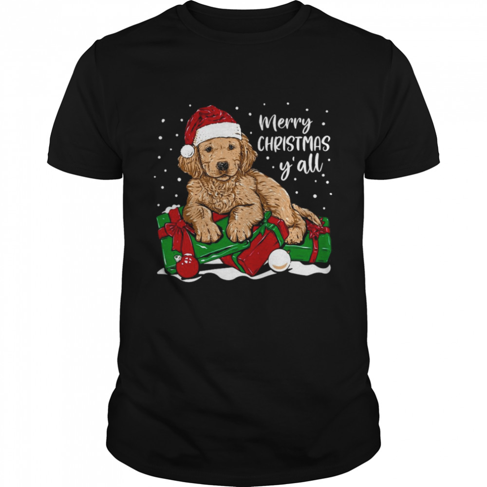 Merry Christmas Y’all Puppy Dog shirt Merry Christmas Y’all Puppy Dog shirt