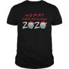 Merry Christmask 2020 Funny Santa Wear Mask Quarantine Xmas shirt