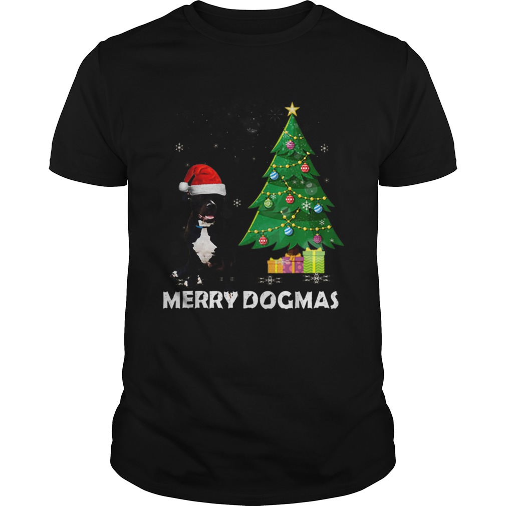 Merry Dogmas Pitbull Christmas dog decor Xmas tree shirt Merry Dogmas Pitbull Christmas dog decor Xmas tree shirt