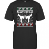 Merry Kickmas Ugly Christmas Karate Jiu Jitsu Martial Gift Pullover T-Shirt