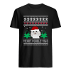 Merry Poodle Mas Christmas Tee Shirt