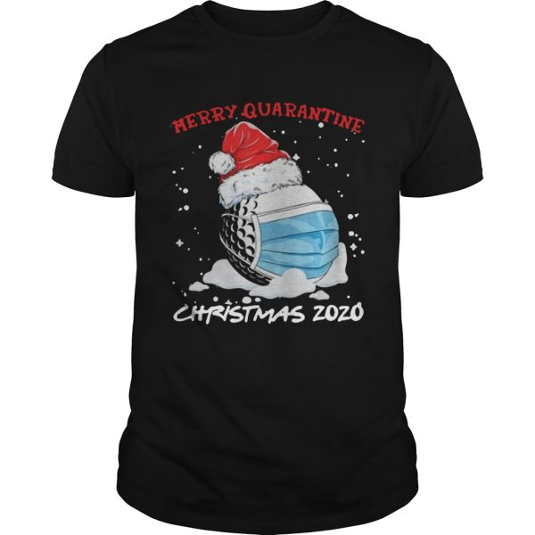 Merry Quarantine Christmas 2020 Golf Ball shirt