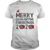 Merry Quarantine Christmas 2020 Hat Santa Clause shirt