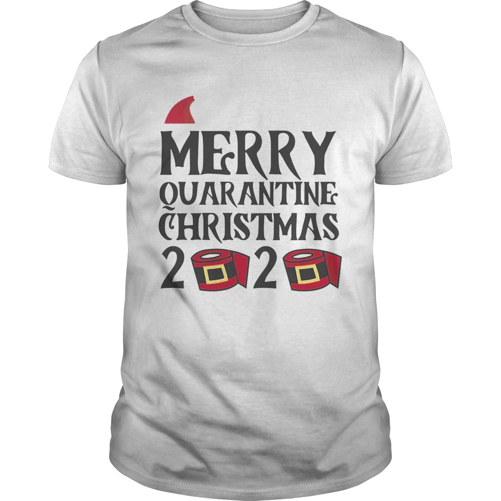 Merry Quarantine Christmas 2020 Hat Santa Clause shirt Merry Quarantine Christmas 2020 Hat Santa Clause shirt