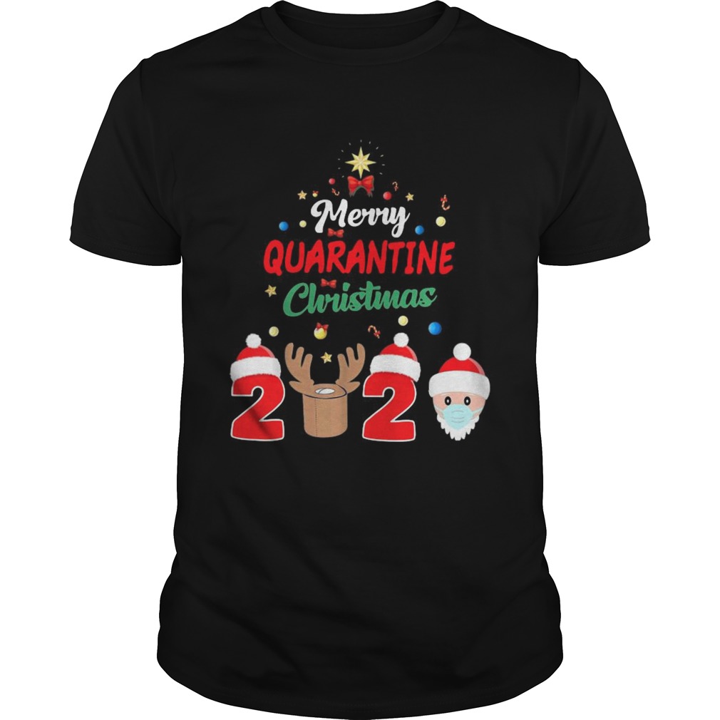 Merry Quarantine Christmas 2020 Xmas Pajamas Holidays shirt Merry Quarantine Christmas 2020 Xmas Pajamas Holidays shirt