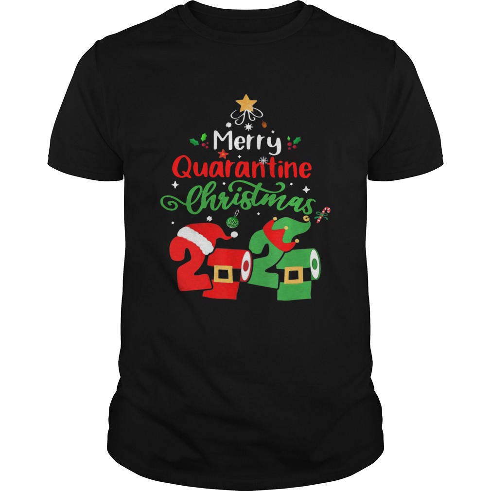 Merry Quarantine Christmas 2020 toilet paper shirt Merry Quarantine Christmas 2020 toilet paper shirt