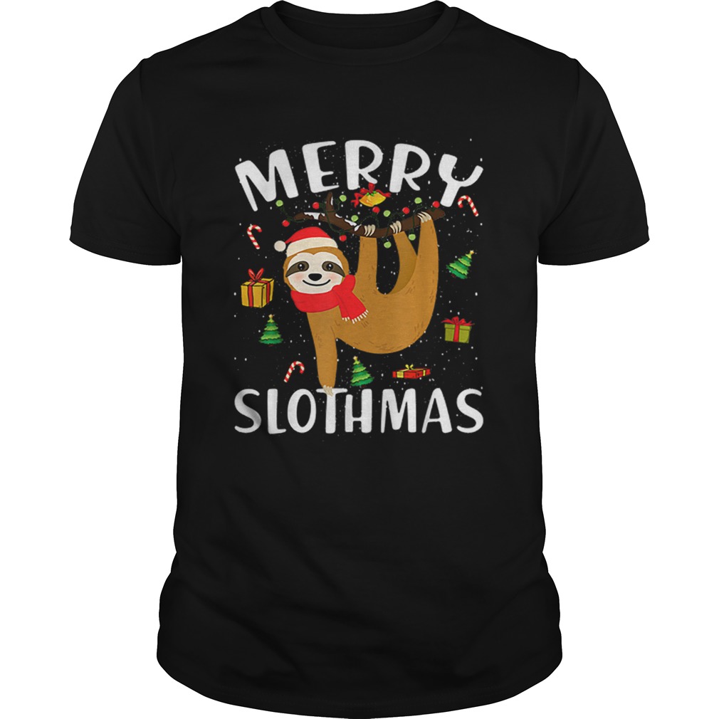 Merry Slothmas Christmas Pajama for Sloth Lovers shirt Merry Slothmas Christmas Pajama for Sloth Lovers shirt