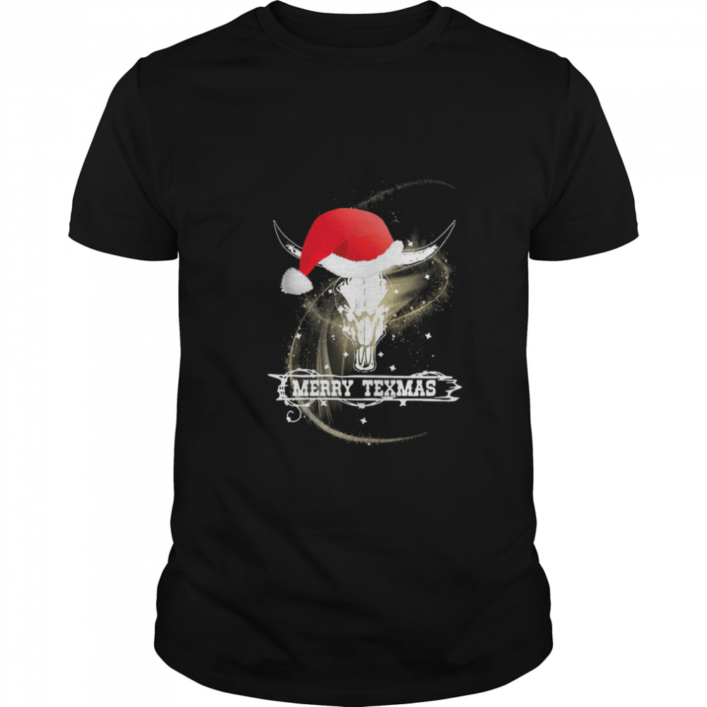 Merry Texmas Skull Cow Ugly Christmas shirt Merry Texmas Skull Cow Ugly Christmas shirt