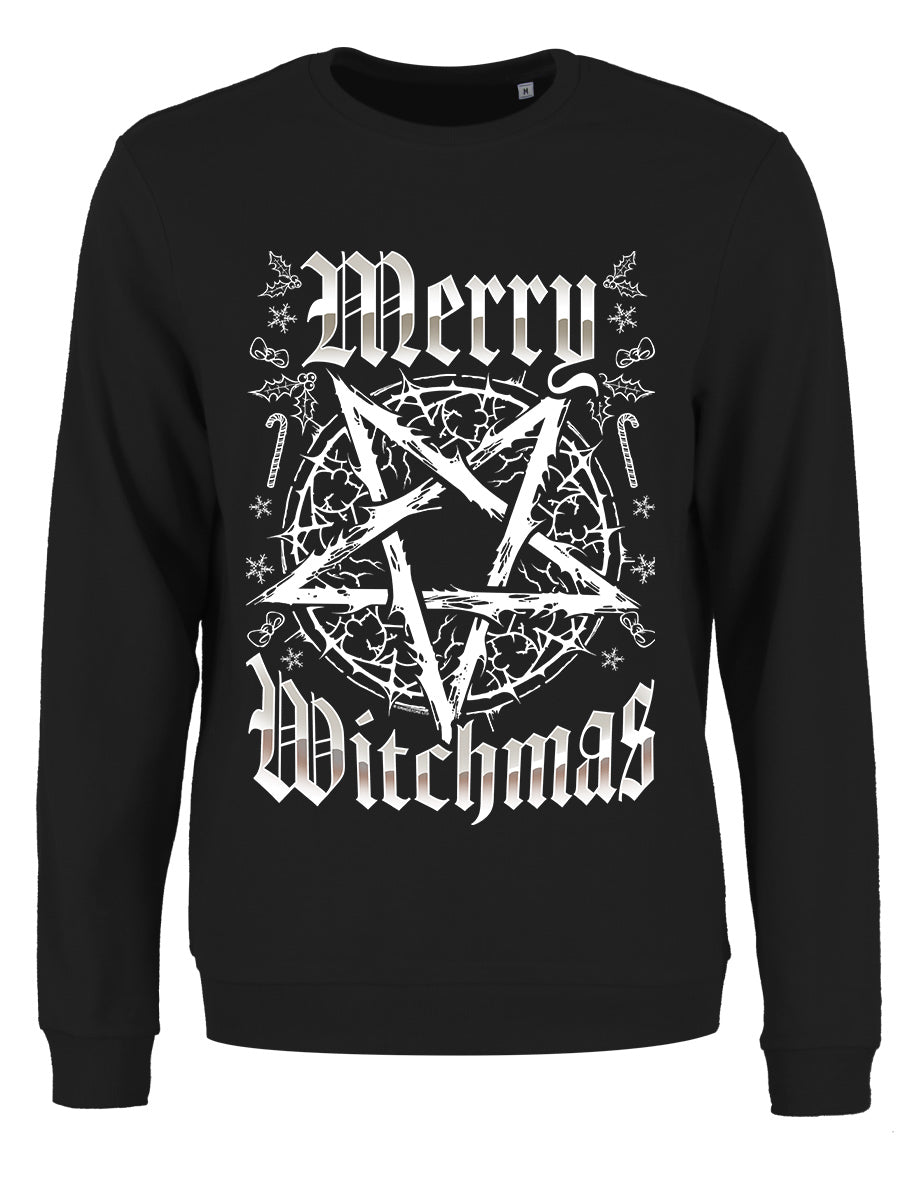 Merry Witchmas Ladies Black Christmas Jumper Merry Witchmas Ladies Black Christmas Jumper