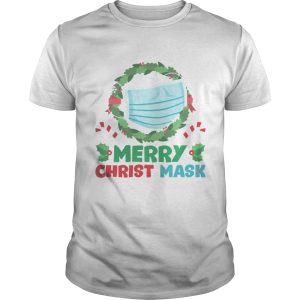 Merry christmask mask christmas pajama for family shirt