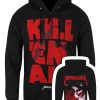 Metallica Kill Em All Mutated Men’s Black Zipped Hoodie