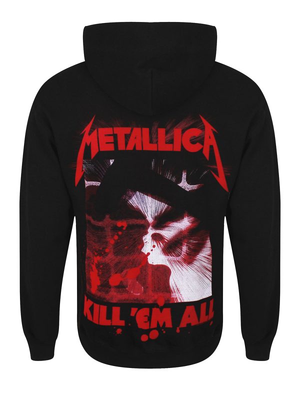 Metallica Kill Em All Mutated Men’s Black Zipped Hoodie