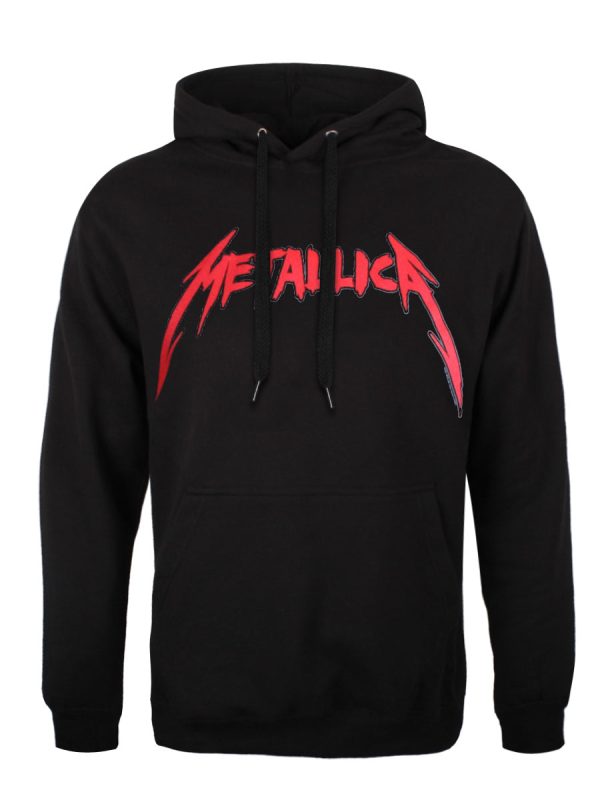 Metallica Skull Screaming Red 72 Seasons Men’s Black Pullover Hoodie