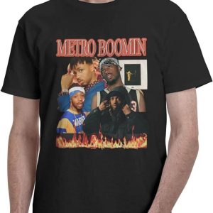 Metro Boomin T-Shirt Casual Running Tee Shirt Halloween