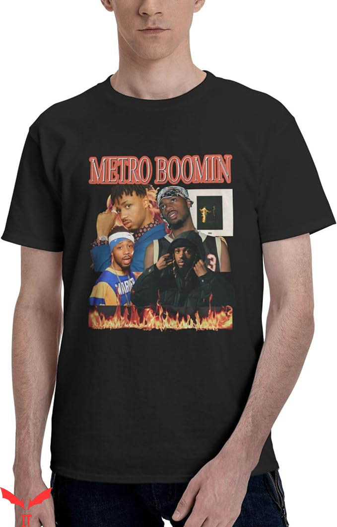 Metro Boomin T-Shirt Casual Running Tee Shirt Halloween Metro Boomin T-Shirt Casual Running Tee Shirt Halloween
