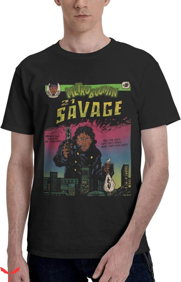 Metro Boomin T-Shirt Money N Violence Go Toghether Halloween