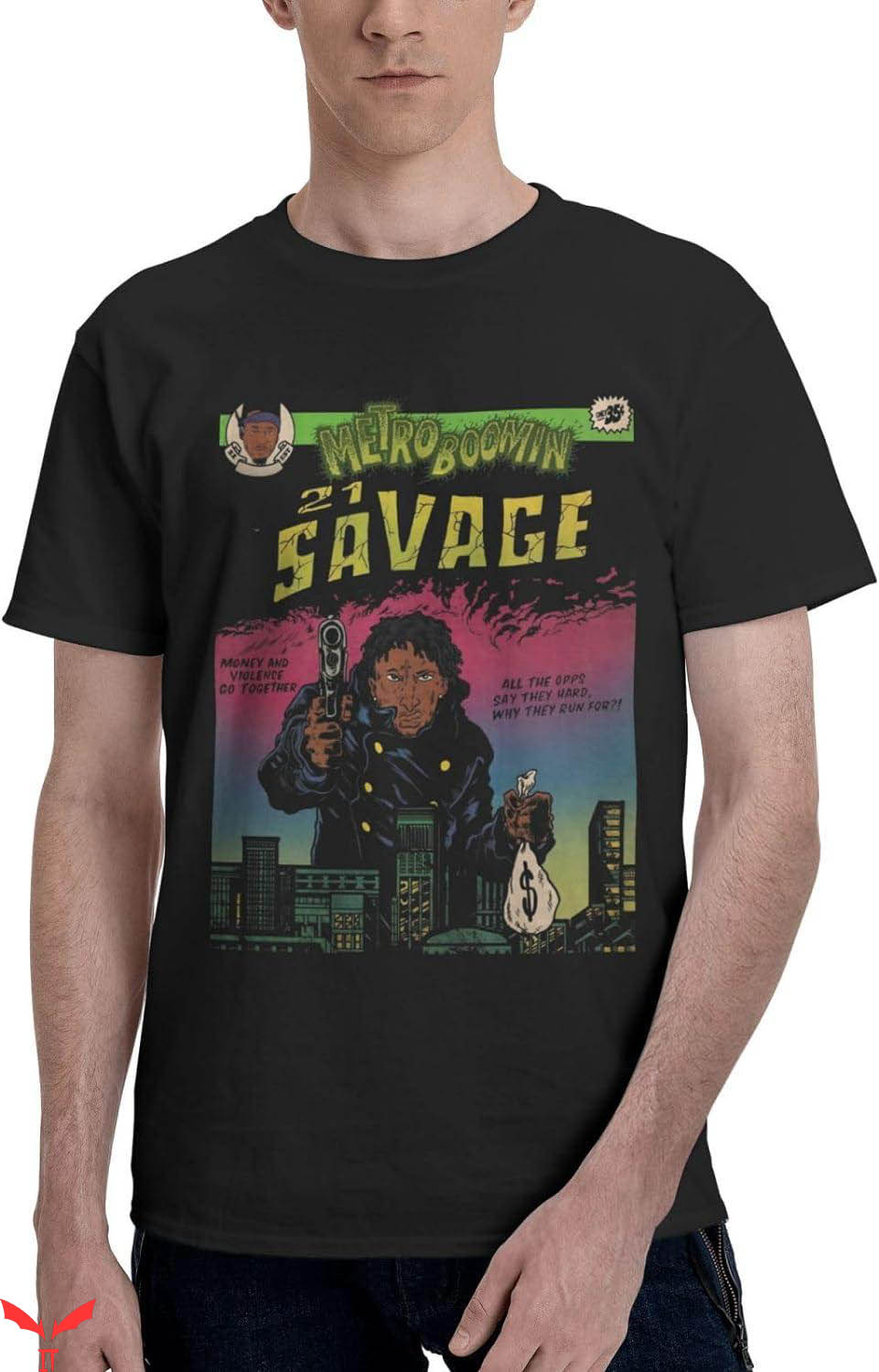 Metro Boomin T-Shirt Money N Violence Go Toghether Halloween Metro Boomin T-Shirt Money N Violence Go Toghether Halloween