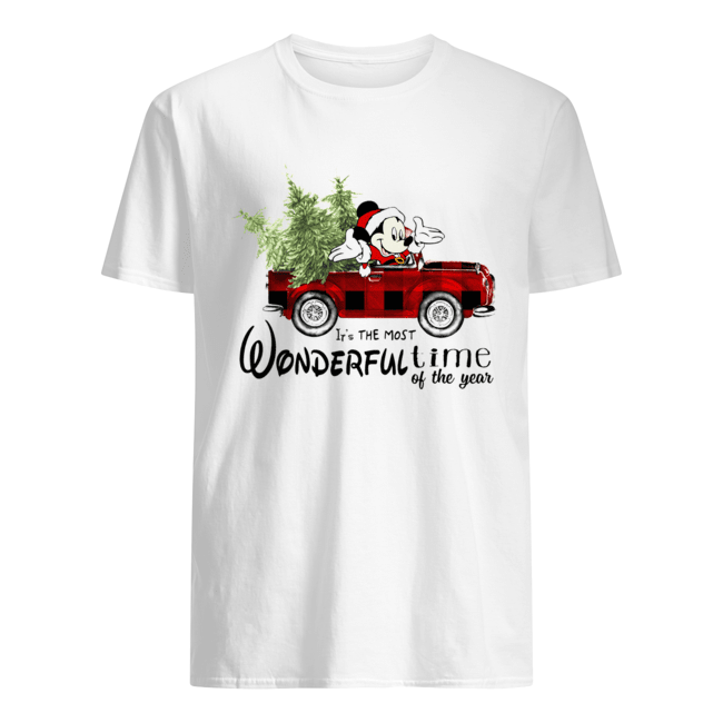 Mickey Mouse It’s The Most Wonderful Time Of The Year Christmas Shirt Mickey Mouse It’s The Most Wonderful Time Of The Year Christmas Shirt