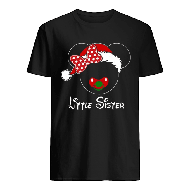 Minnie Santa Claus Little Sister Family Christmas Toddler shirt Minnie Santa Claus Little Sister Family Christmas Toddler shirt