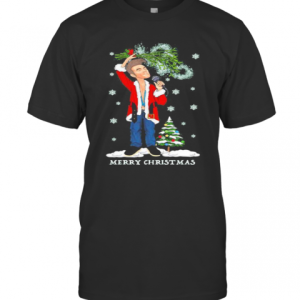 Morrissey Santa Merry Christmas Tree T-Shirt
