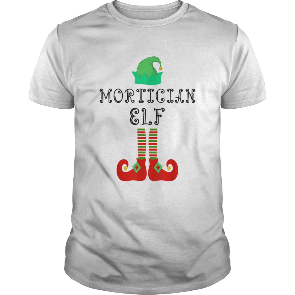 Mortician Elf Christmas shirt Mortician Elf Christmas shirt