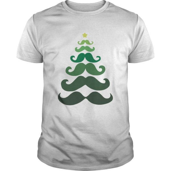 Mustache Christmas Tree shirt
