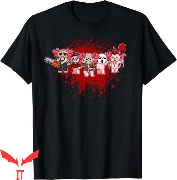 My Animal T-Shirt My Little Horror Crew Halloween Axolotl