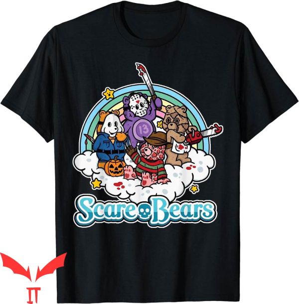 My Animal T-Shirt Scare Bears Cute Cartoon Retro Vintage