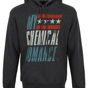 My Chemical Romance Raceway Mens Charcoal Grey Pullover Hoodie 1