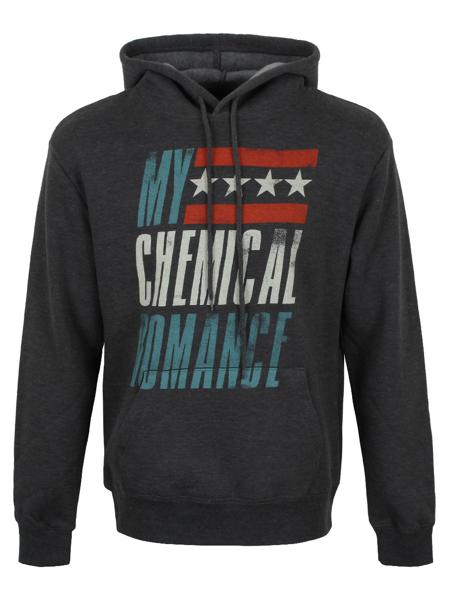 My Chemical Romance Raceway Men's Charcoal Grey Pullover Hoodie