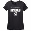 My Favorite Breed Is Rescued Women’s T-Shirt