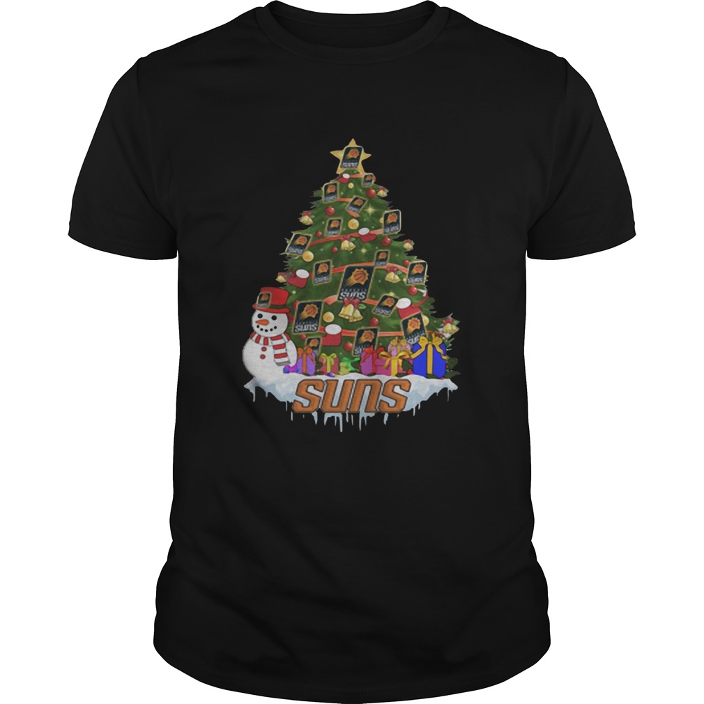NBA Phoenix Suns Basketball Christmas Tree shirt NBA Phoenix Suns Basketball Christmas Tree shirt