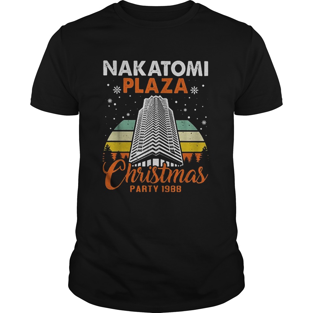 Nakatomi Plaza Christmas party 1988 vintage shirt Nakatomi Plaza Christmas party 1988 vintage shirt